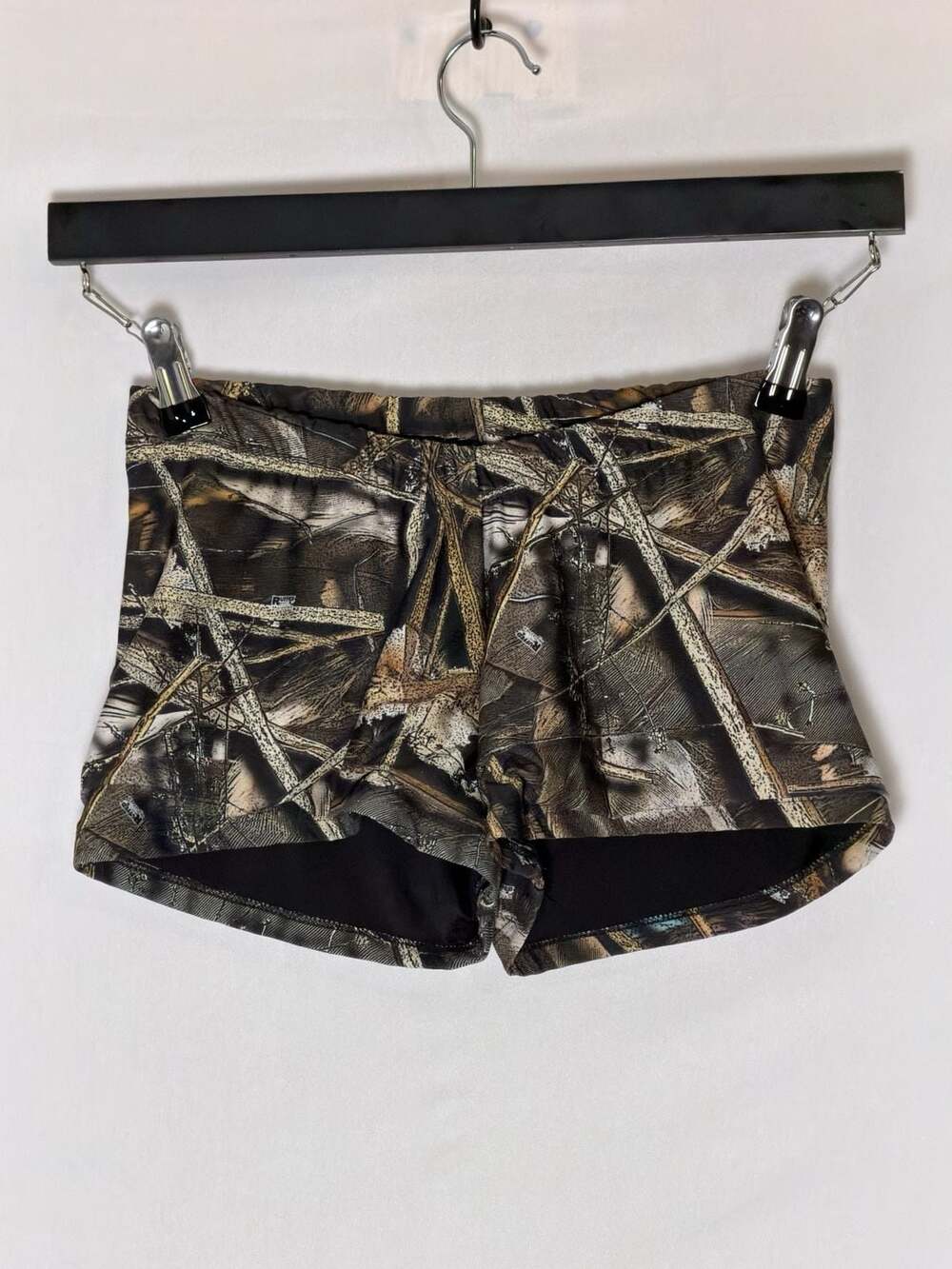 Camo Girl Micro Shorts Size Small Tree Camouflage Athletic Workout